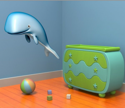 sticker-cachalot-bleu-chambre-bebe Somhotels